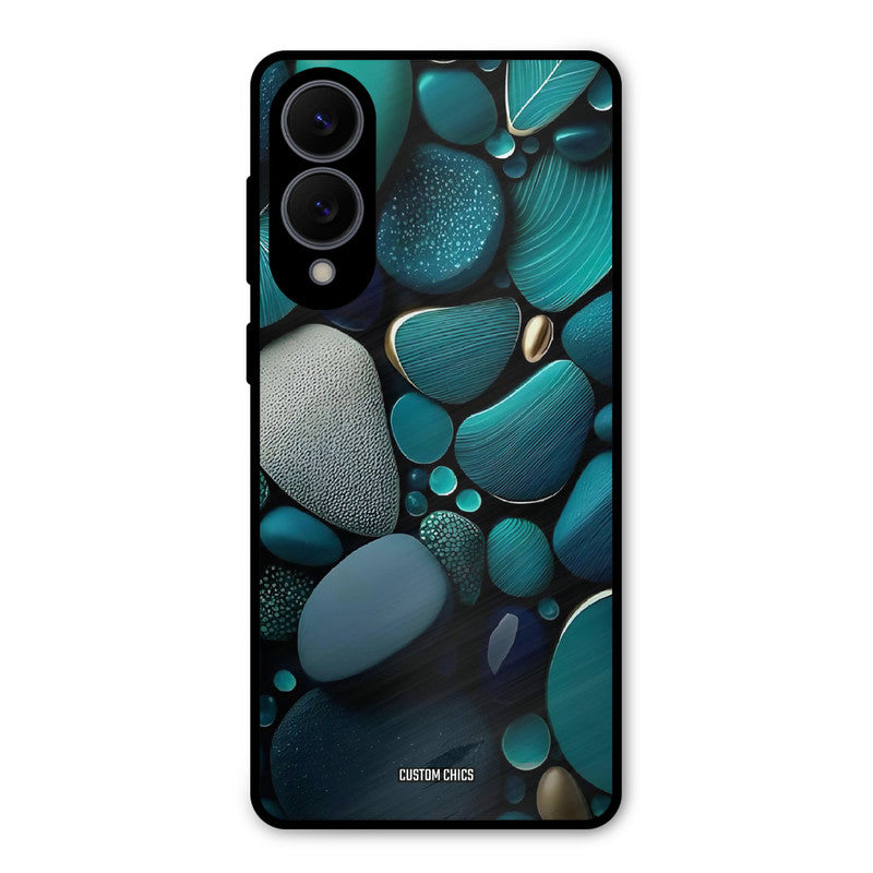 Green Stones Samsung Galaxy S25 Edge Mobile Back Cover - Aesthetic PrintShield Case