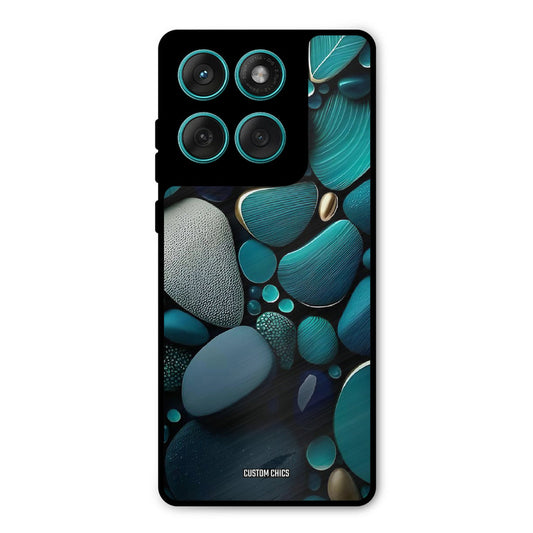 Green Stones Motorola Edge 60 Fusion Mobile Back Cover - Aesthetic PrintShield Case