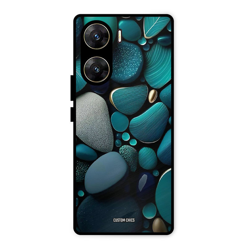 Green Stones Vivo V29e Mobile Back Cover - Aesthetic PrintShield Case