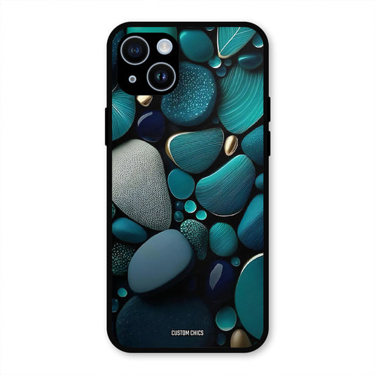 Green Stones iPhone 14 Mobile Back Cover - Aesthetic PrintShield Case