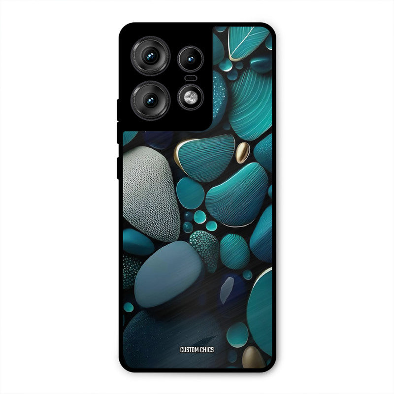 Green Stones Motorola Edge 50 Pro Mobile Back Cover - Aesthetic PrintShield Case
