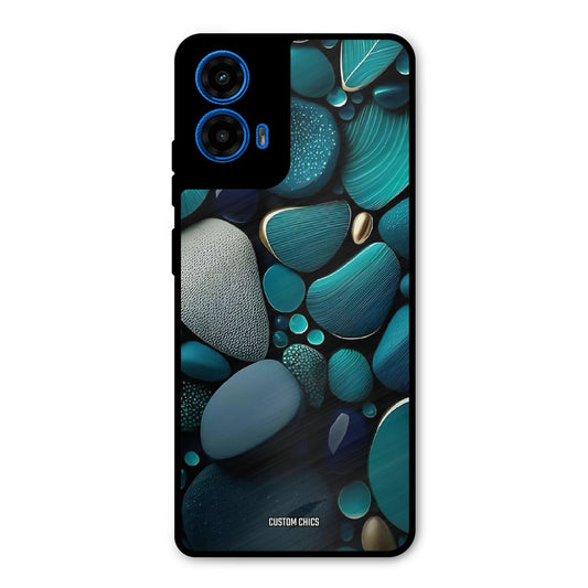 Green Stones Moto G45 Mobile Back Cover - Aesthetic PrintShield Case