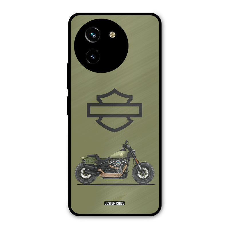 Green Superbike Vivo Y200i Mobile Back Cover - Car&Bike PrintShield Case