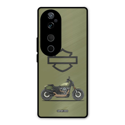 Green Superbike Vivo V40 Mobile Back Cover - Car&Bike PrintShield Case