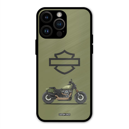Green Superbike iPhone 14 Pro Max Mobile Back Cover - Car&Bike PrintShield Case