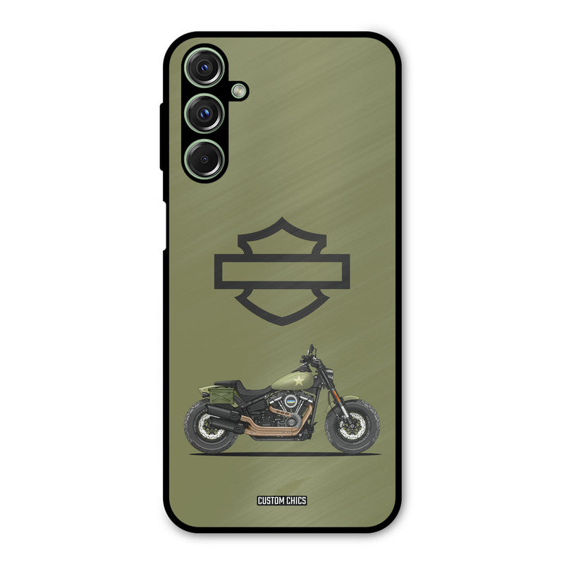Green Superbike Samsung Galaxy M34 Mobile Back Cover - Car&Bike PrintShield Case