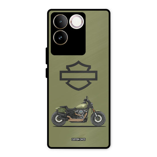 Green Superbike Vivo T2 Pro Mobile Back Cover - Car&Bike PrintShield Case