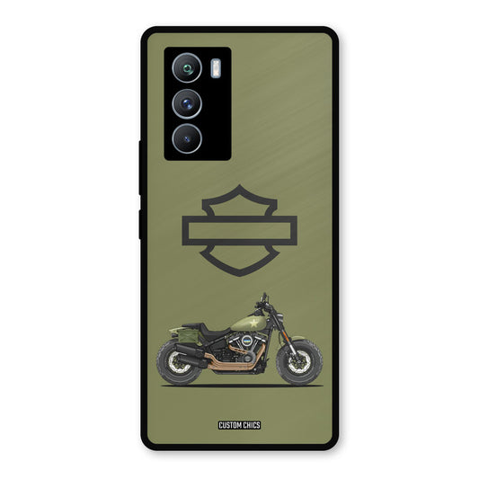 Green Superbike iQOO 9SE Mobile Back Cover - Car&Bike PrintShield Case