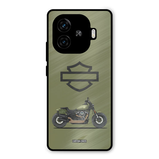Green Superbike iQoo Z9 Turbo Mobile Back Cover - Car&Bike PrintShield Case