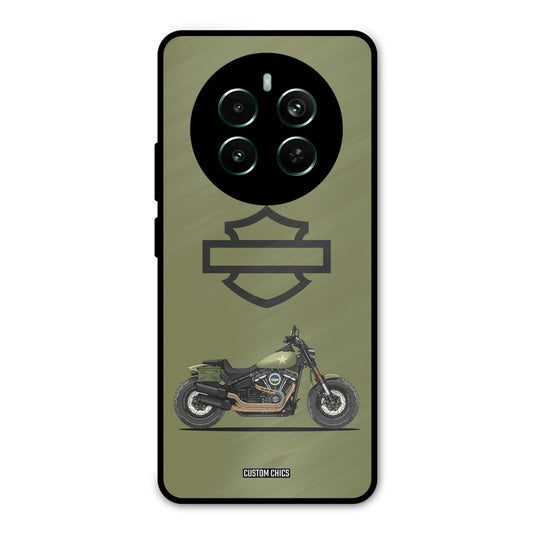 Green Superbike Realme 12 Plus Mobile Back Cover - Car&Bike PrintShield Case