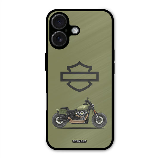 Green Superbike iPhone 16 Plus Mobile Back Cover - Car&Bike PrintShield Case