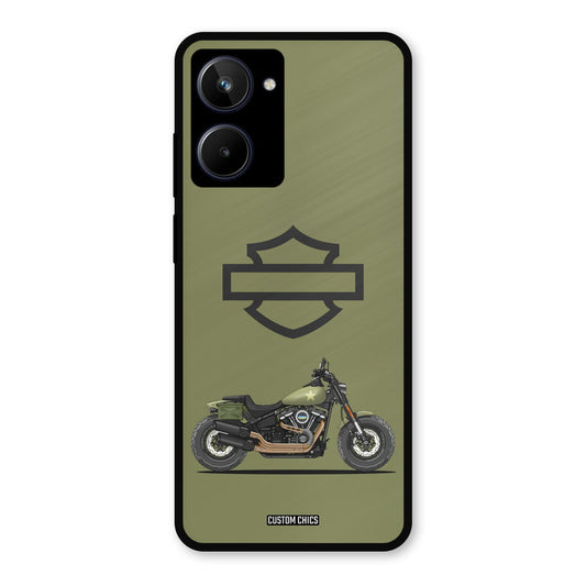 Green Superbike Realme 10 Mobile Back Cover - Car&Bike PrintShield Case