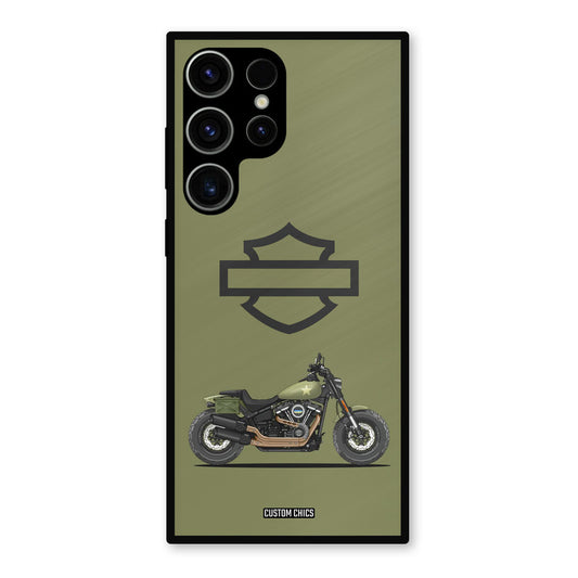 Green Superbike Samsung Galaxy S23 Ultra Mobile Back Cover - Car&Bike PrintShield Case
