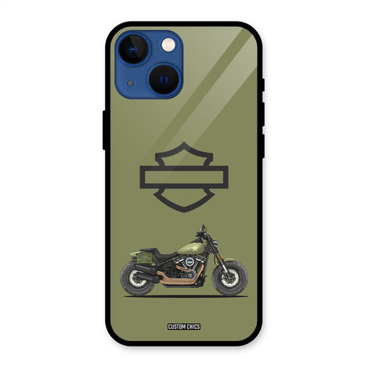 Green Superbike iPhone 13 Mini Mobile Back Cover - Car&Bike PrintShield Case
