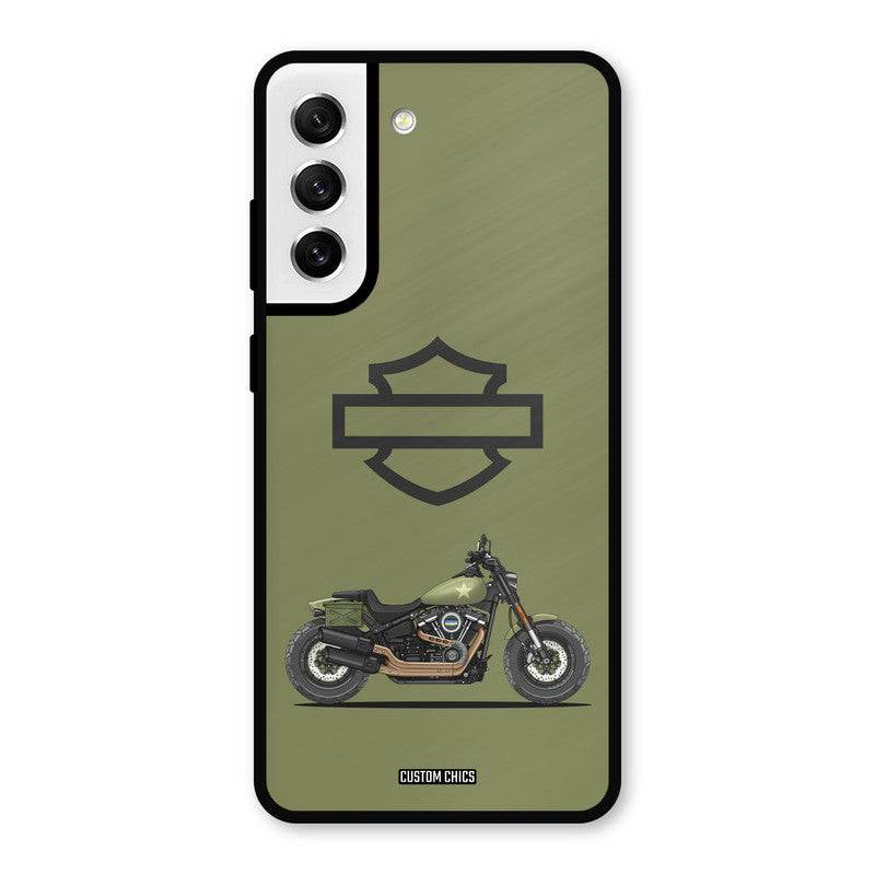 Green Superbike Samsung Galaxy S21 FE 5G Mobile Back Cover - Car&Bike PrintShield Case