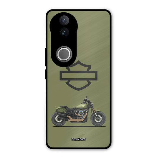 Green Superbike Vivo V50 Mobile Back Cover - Car&Bike PrintShield Case