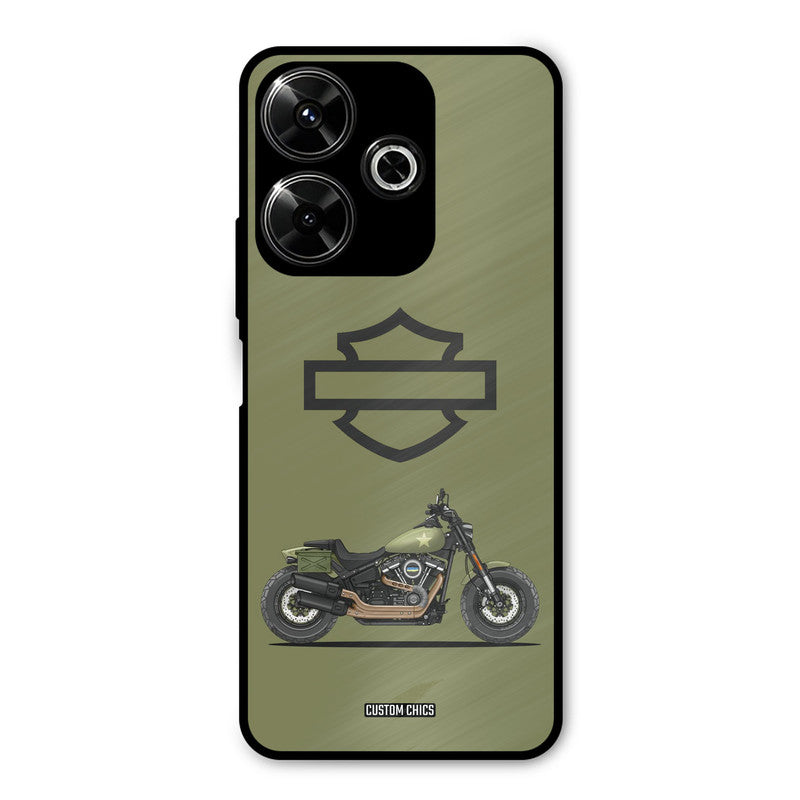Green Superbike Redmi 13 5G Mobile Back Cover - Car&Bike PrintShield Case
