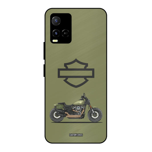Green Superbike Vivo Y33s Mobile Back Cover - Car&Bike PrintShield Case