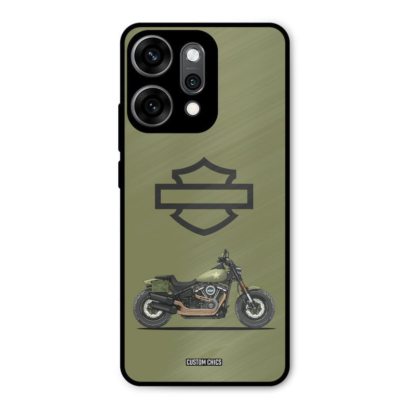 Green Superbike Oppo Reno 14 Pro Mobile Back Cover - Car&Bike PrintShield Case