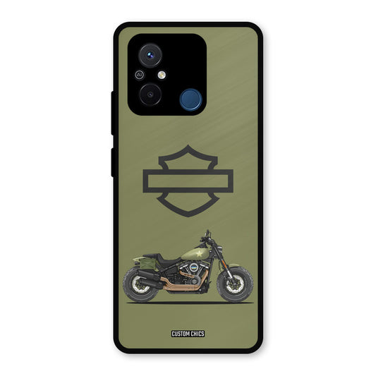 Green Superbike Redmi 12c Mobile Back Cover - Car&Bike PrintShield Case