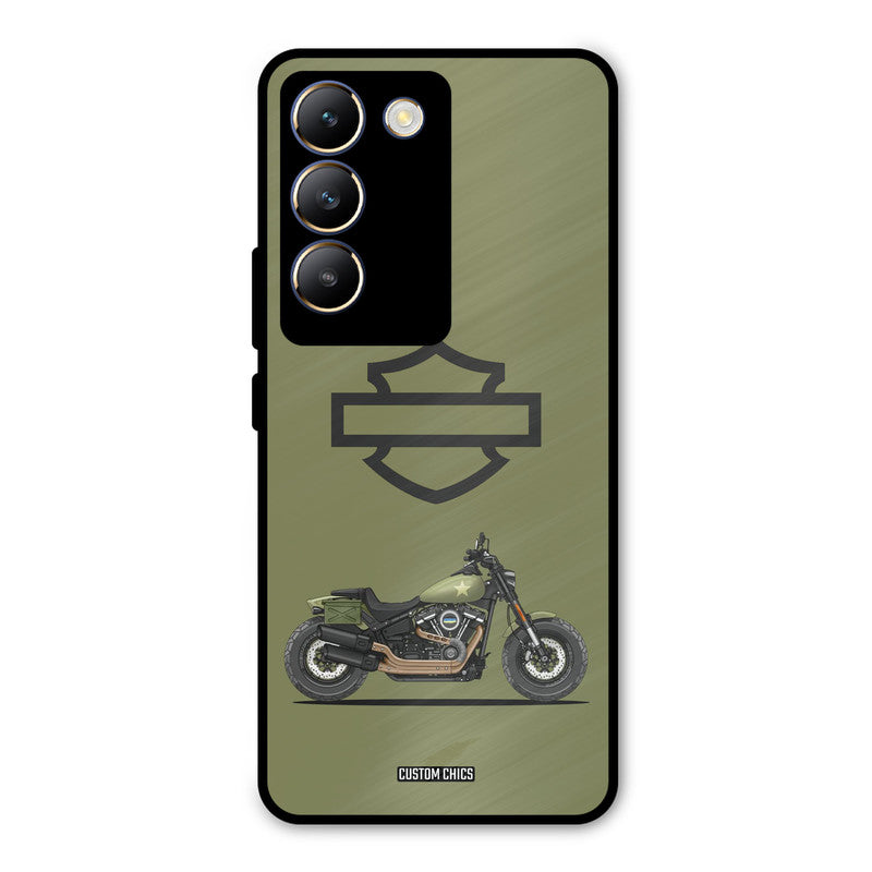 Green Superbike Vivo Y200e Mobile Back Cover - Car&Bike PrintShield Case