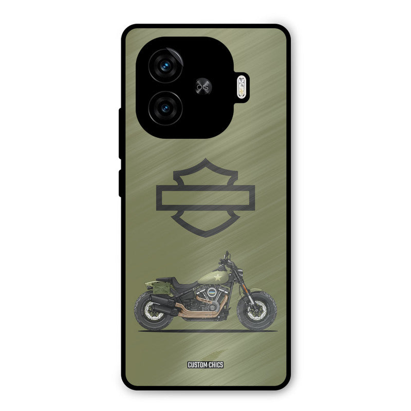 Green Superbike iQoo Neo 10R Mobile Back Cover - Car&Bike PrintShield Case