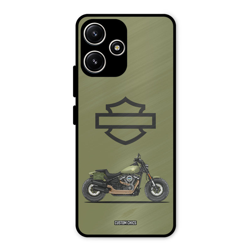 Green Superbike Redmi 12 5G Mobile Back Cover - Car&Bike PrintShield Case