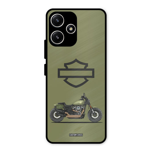 Green Superbike Redmi 12 5G Mobile Back Cover - Car&Bike PrintShield Case