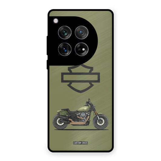 Green Superbike OnePlus 12 Mobile Back Cover - Car&Bike PrintShield Case