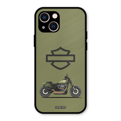 Green Superbike iPhone 13 Mobile Back Cover - Car&Bike PrintShield Case