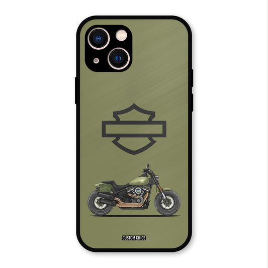 Green Superbike iPhone 13 Mobile Back Cover - Car&Bike PrintShield Case