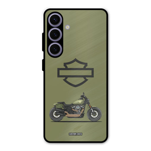 Green Superbike Samsung Galaxy S24 Mobile Back Cover - Car&Bike PrintShield Case