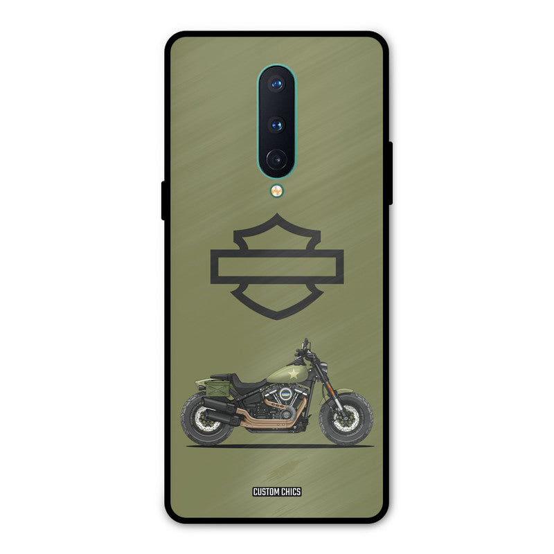 Green Superbike Oneplus 8 Mobile Back Cover - Car&Bike PrintShield Case