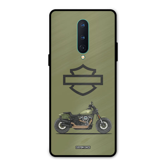 Green Superbike Oneplus 8 Mobile Back Cover - Car&Bike PrintShield Case