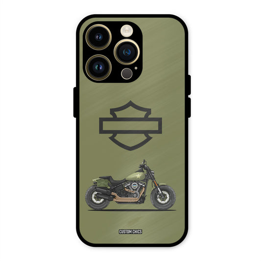 Green Superbike iPhone 14 Pro Mobile Back Cover - Car&Bike PrintShield Case