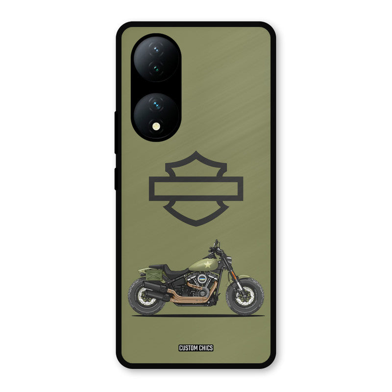 Green Superbike Vivo Y100 Mobile Back Cover - Car&Bike PrintShield Case