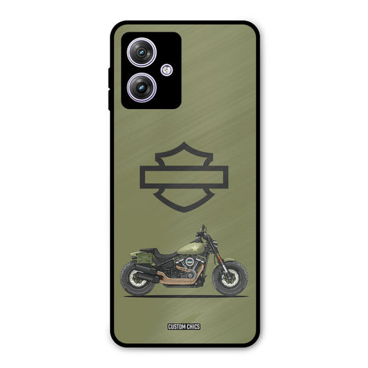 Green Superbike Moto G54 Mobile Back Cover - Car&Bike PrintShield Case