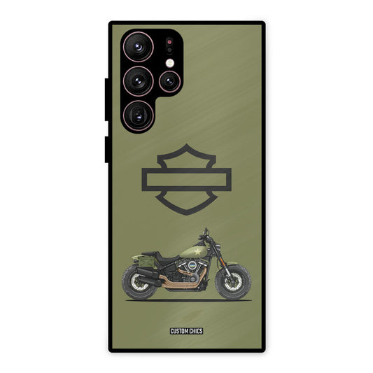 Green Superbike Samsung Galaxy S22 Ultra Mobile Back Cover - Car&Bike PrintShield Case