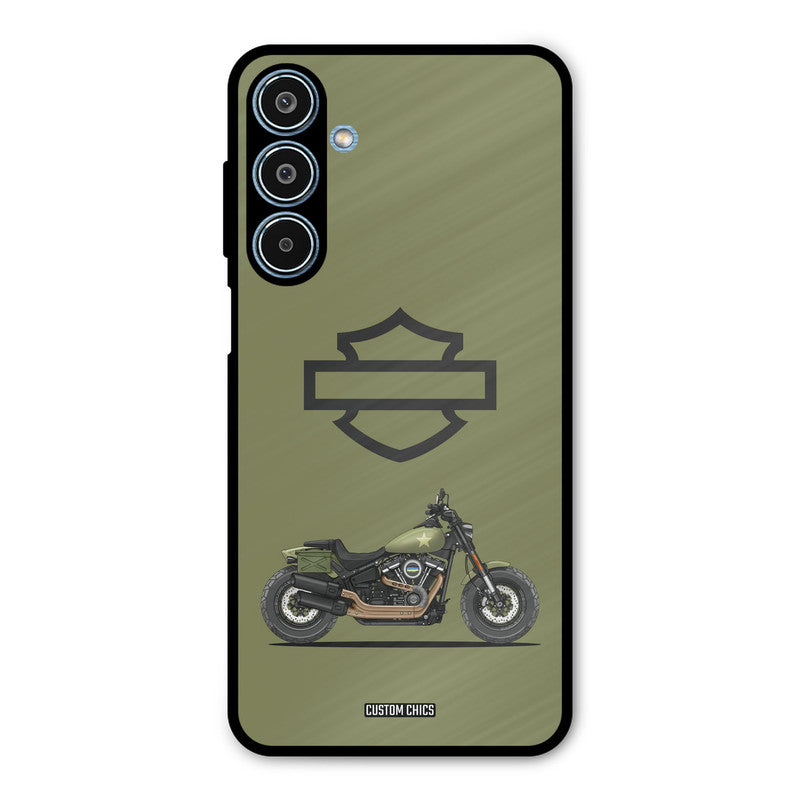 Green Superbike Samsung Galaxy M35 5G Mobile Back Cover - Car&Bike PrintShield Case