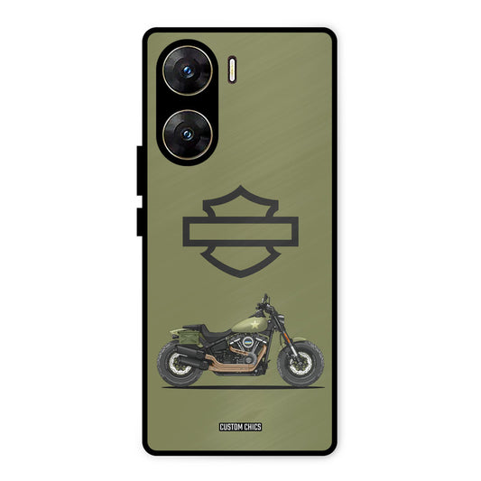 Green Superbike Vivo V29e Mobile Back Cover - Car&Bike PrintShield Case