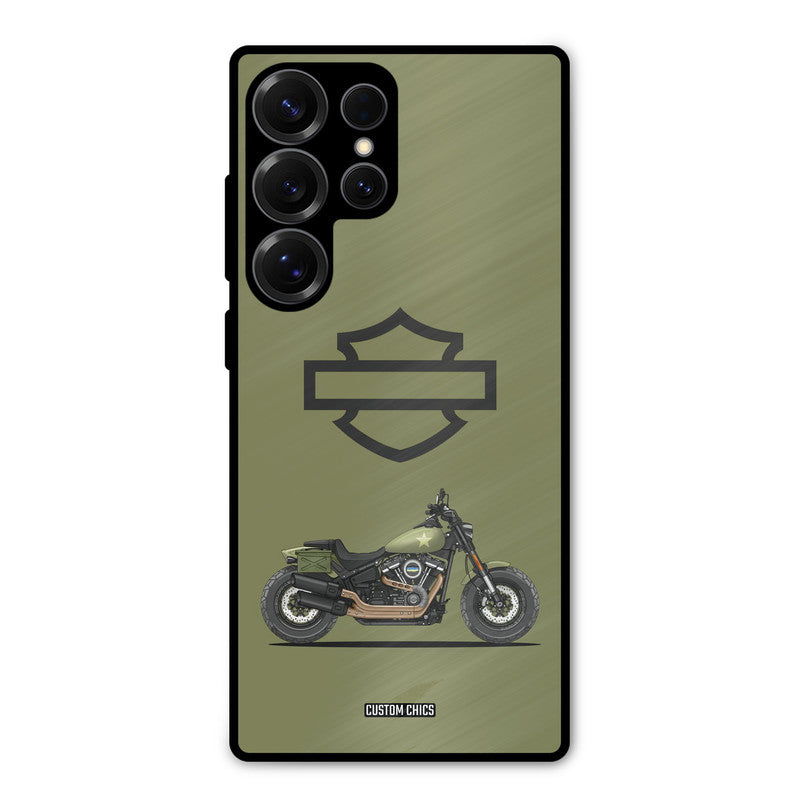 Green Superbike Samsung Galaxy S25 Ultra Mobile Back Cover - Car&Bike PrintShield Case