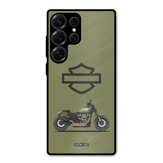 Green Superbike Samsung Galaxy S25 Ultra Mobile Back Cover - Car&Bike PrintShield Case