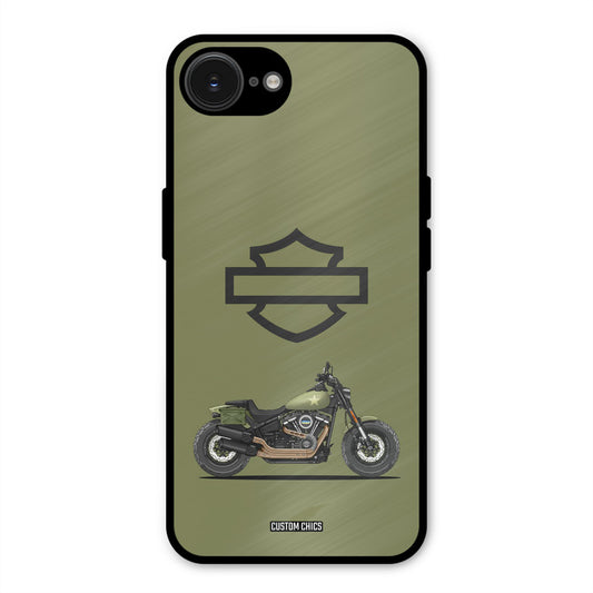 Green Superbike iPhone 16e Mobile Back Cover - Car&Bike PrintShield Case