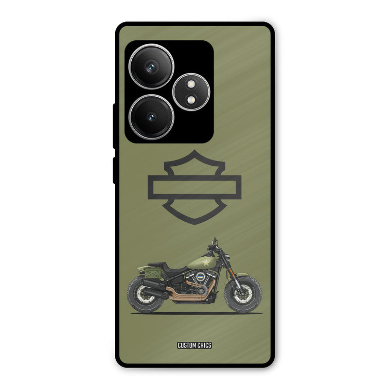 Green Superbike Realme GT 6T Mobile Back Cover - Car&Bike PrintShield Case