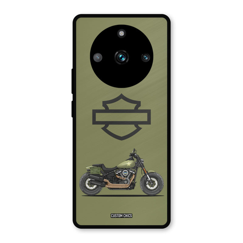 Green Superbike Realme 11 Pro Plus Mobile Back Cover - Car&Bike PrintShield Case