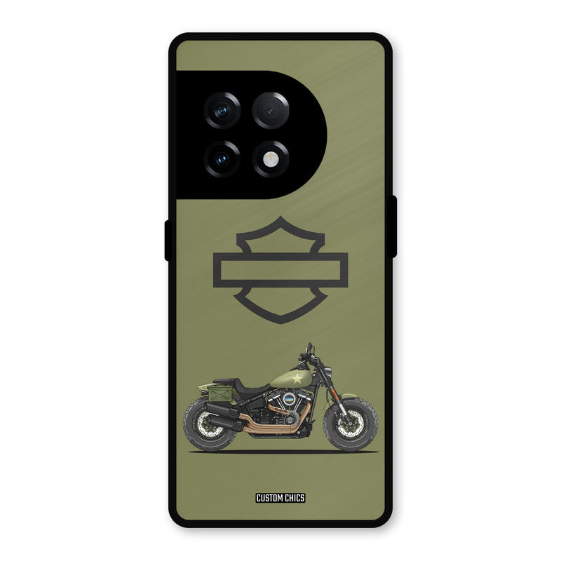 Green Superbike OnePlus 11R Mobile Back Cover - Car&Bike PrintShield Case