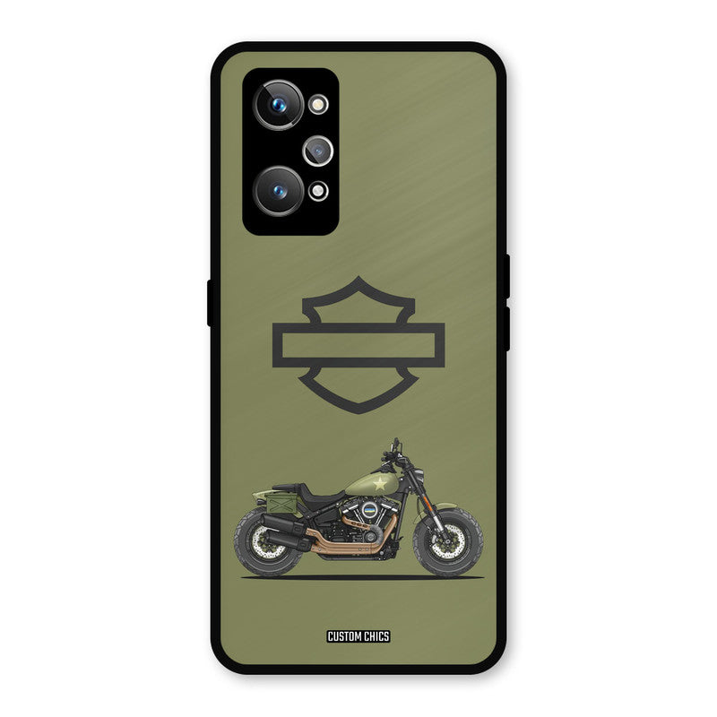 Green Superbike Realme GT Neo 2 Mobile Back Cover - Car&Bike PrintShield Case