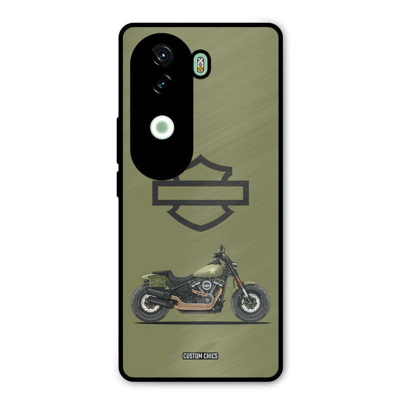 Green Superbike Vivo V40e Mobile Back Cover - Car&Bike PrintShield Case