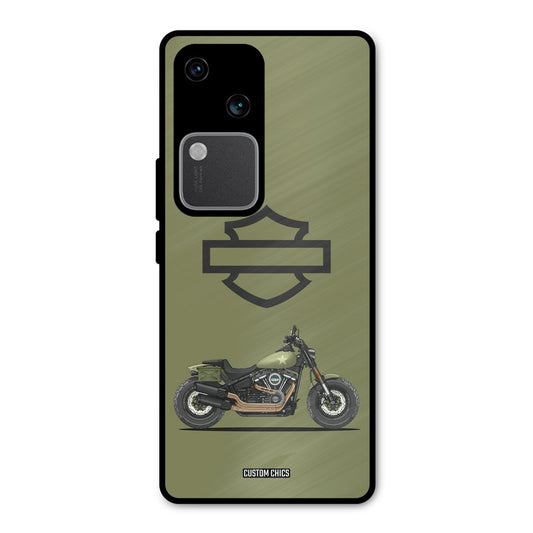 Green Superbike Vivo V30 Mobile Back Cover - Car&Bike PrintShield Case