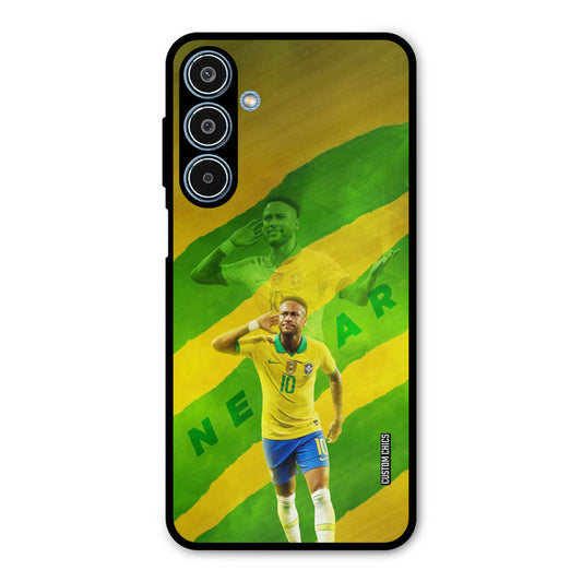 Green Yellow Neymar Samsung Galaxy M35 5G Mobile Back Cover - Sports PrintShield Case